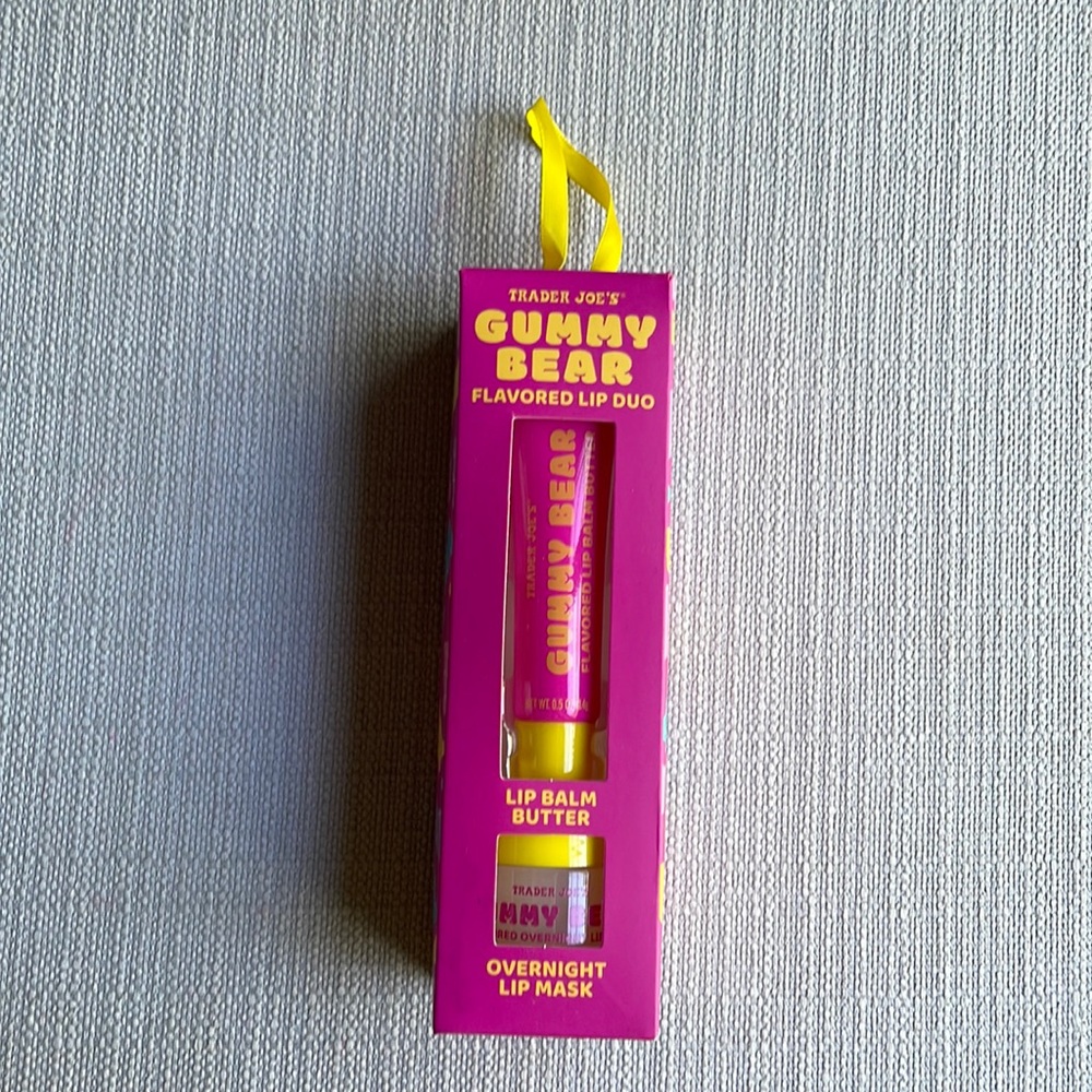Trader Joe’s limited edition Gummy Bear Flavored Lip Duo